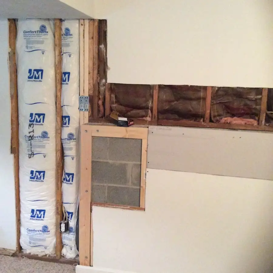 Wall insulation replacement during Odor Removal & Deodorization in Bluffdale